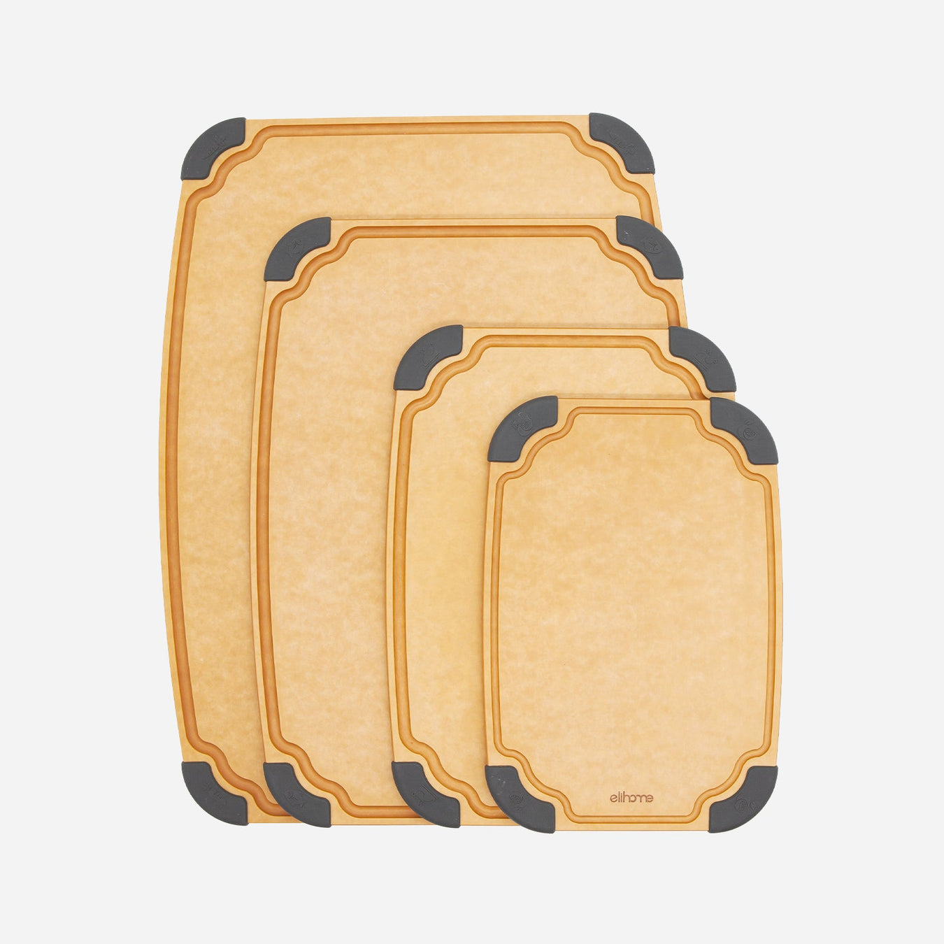 Essential Series Non Slip Cutting Boards with Food Icons