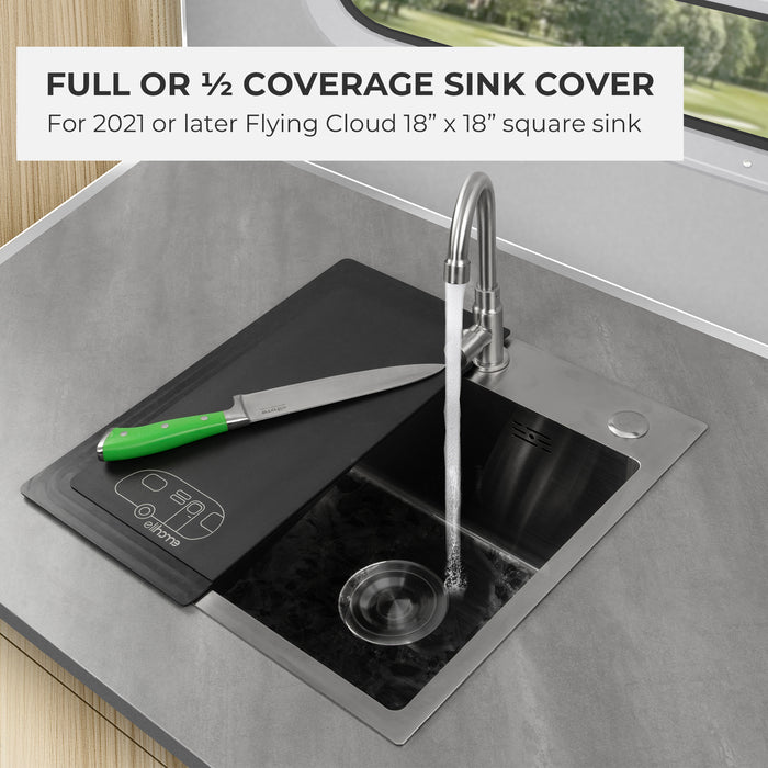 Camper Series Airstream Flying Cloud Multi Functional RV Sink Cover & Cutting Board