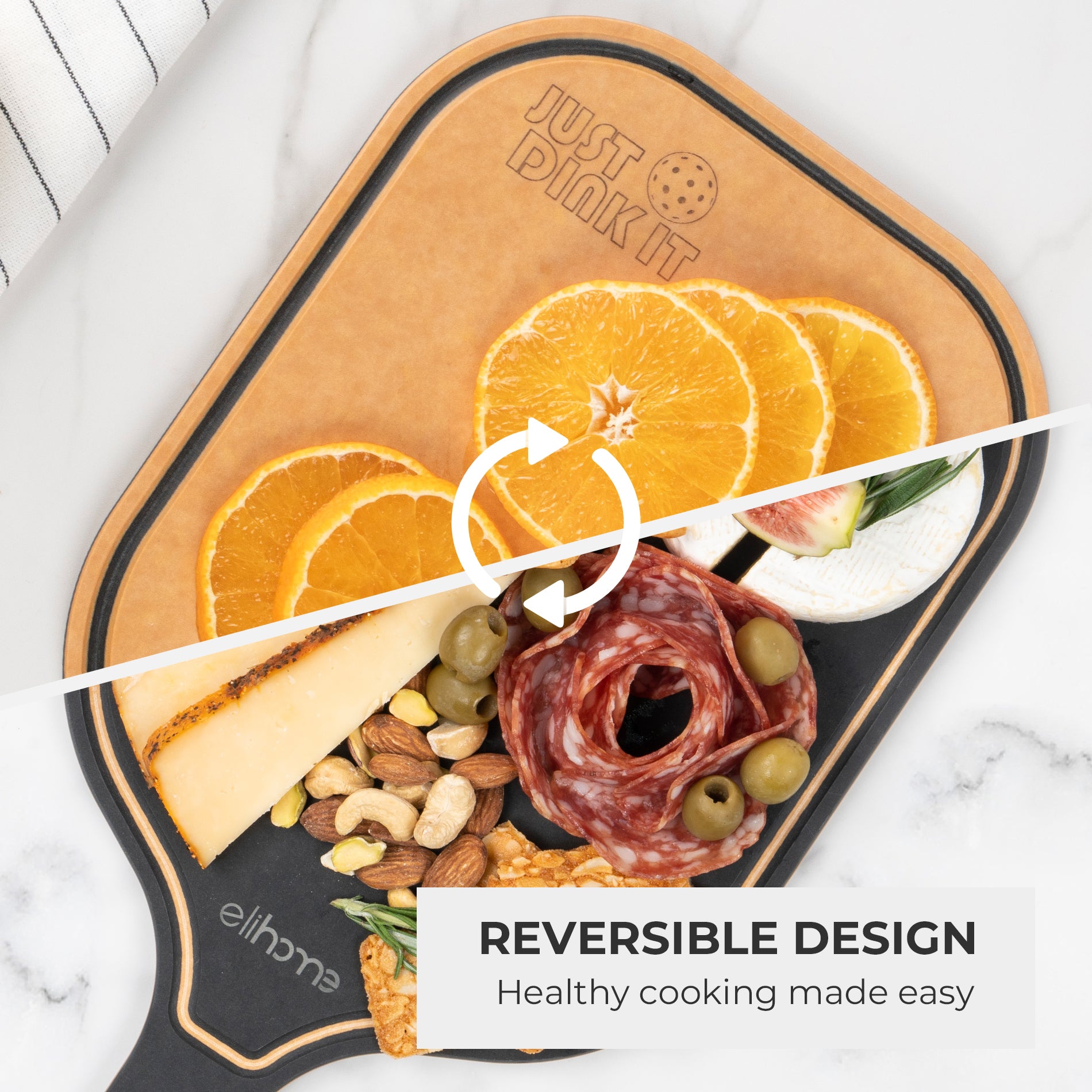 Pickleball Charcuterie Cutting Board -