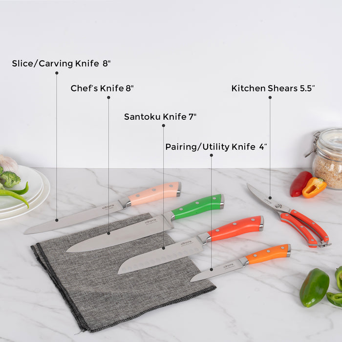 9 Piece CuttingWise Cutting Boards + Knife Set