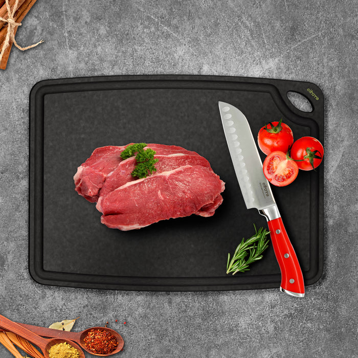 Black Cutting Board | Fiber Wood Cutting Board | Elihome