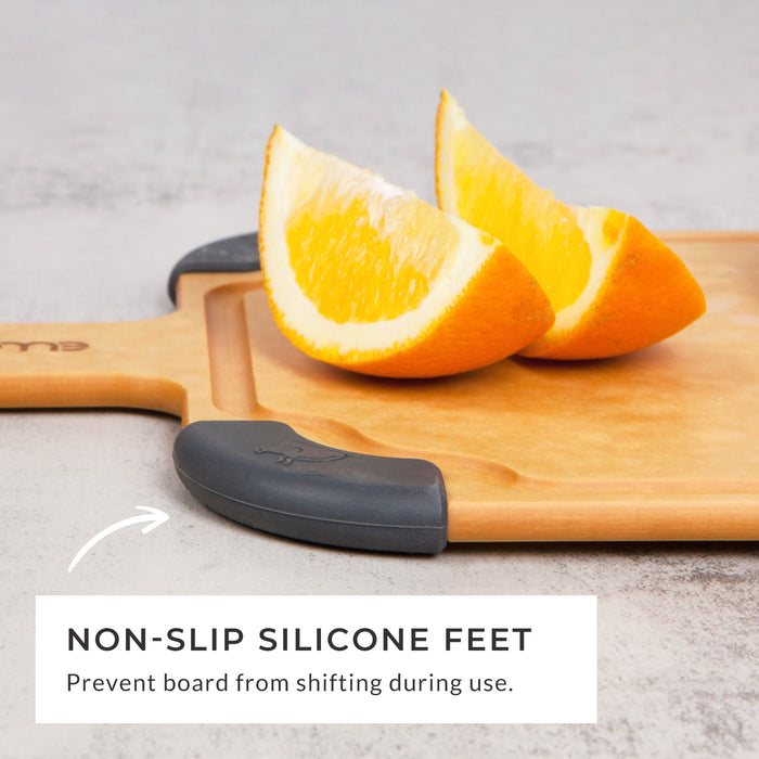Elihome Paddle Cutting Board and 11 Piece Silicone Cooking Utensil Set
