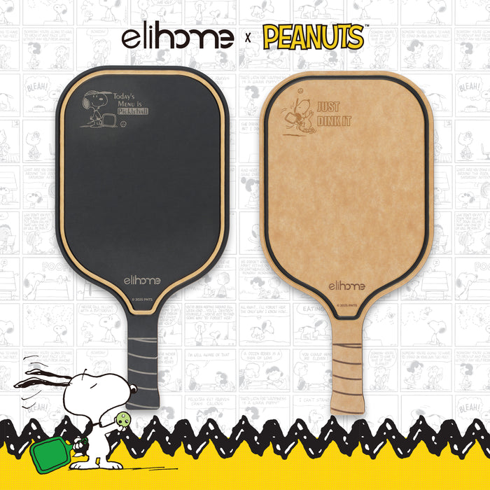 Elihome x Peanuts Pickleball Charcuterie Cutting Board -"Just Dink It"