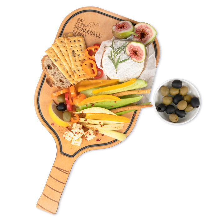 Pickleball Charcuterie Cutting Board -"Just One More Game"