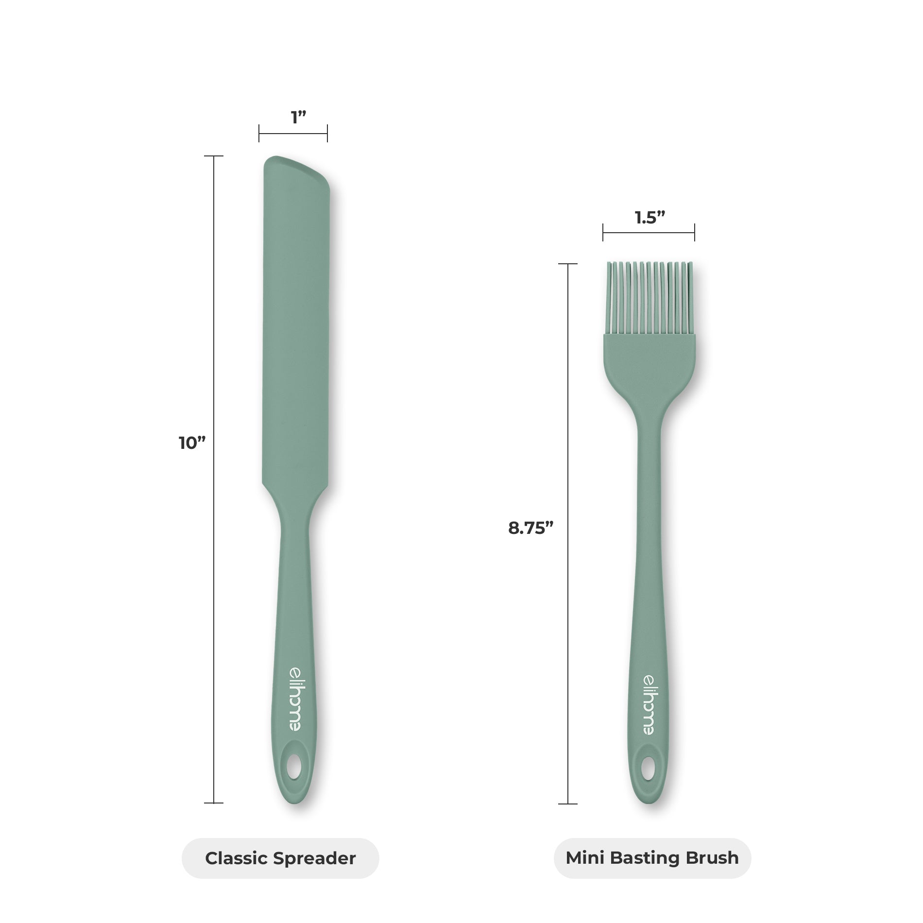 Elihome Premium Silicone Mini Basting Pastry Brush