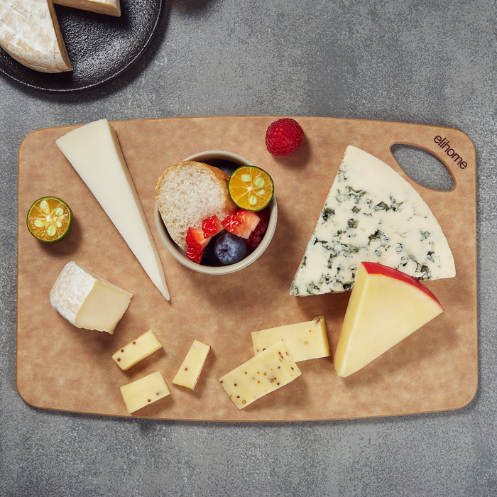 Elihome Classic Series Small Cutting Board in use on kitchen countertop