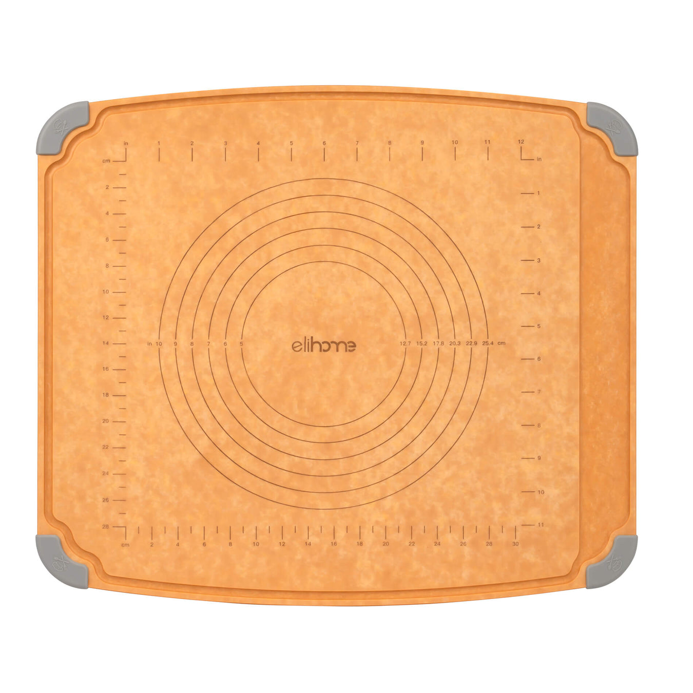 Elihome Essential Series cutting board set with gray corners