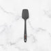 Elihome grey silicone spoon spatula on marble background - heat-resistant, BPA-free, one-piece seamless design for easy cleaning