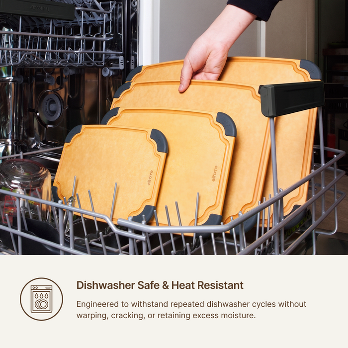 Elihome Essential Series cutting board - dishwasher safe and heat resistant