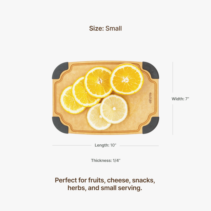 Elihome Essential Series Small Cutting Board dimensions - 10" x 7" x 1/4"