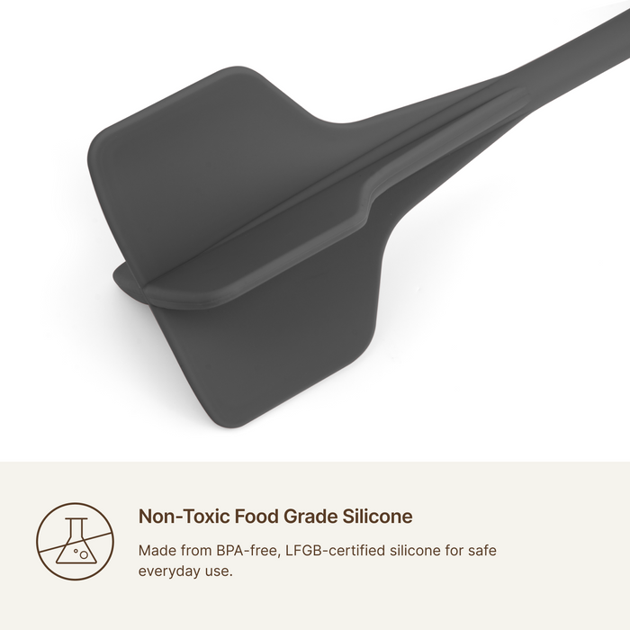 Close-up of the Elihome Classic Chopper blade head, non-toxic food grade silicone made from BPA free LFGB certified material for safe everyday use