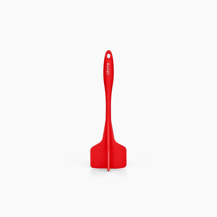 Elihome Classic 4-Blade Ground Meat Chopper and Masher in Red, 9.75 inches long four-blade silicone chopper and masher with a reinforced core and ergonomic non-slip grip