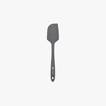 Elihome Classic Silicone Spatula in Gray, 11 inches by 2.2 inches with seamless one piece design, reinforced steel core and ergonomic non-slip handle