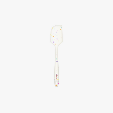 Elihome Classic Silicone Spatula in Sprinkles, 11 inches by 2.2 inches with seamless one piece design, reinforced steel core and ergonomic non-slip handle