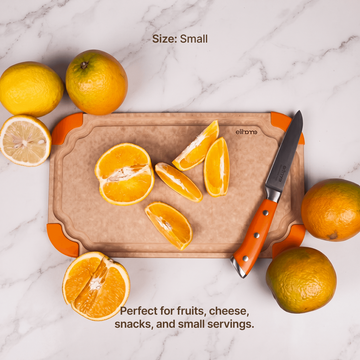 Small board in the Elihome Premium Series 4 Piece Set - perfect for fruits, cheese, snacks, and small servings