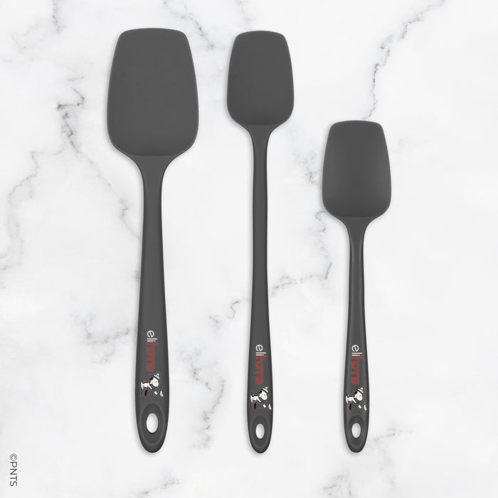 Elihome x Peanuts 3 Piece Silicone Spoonula Set