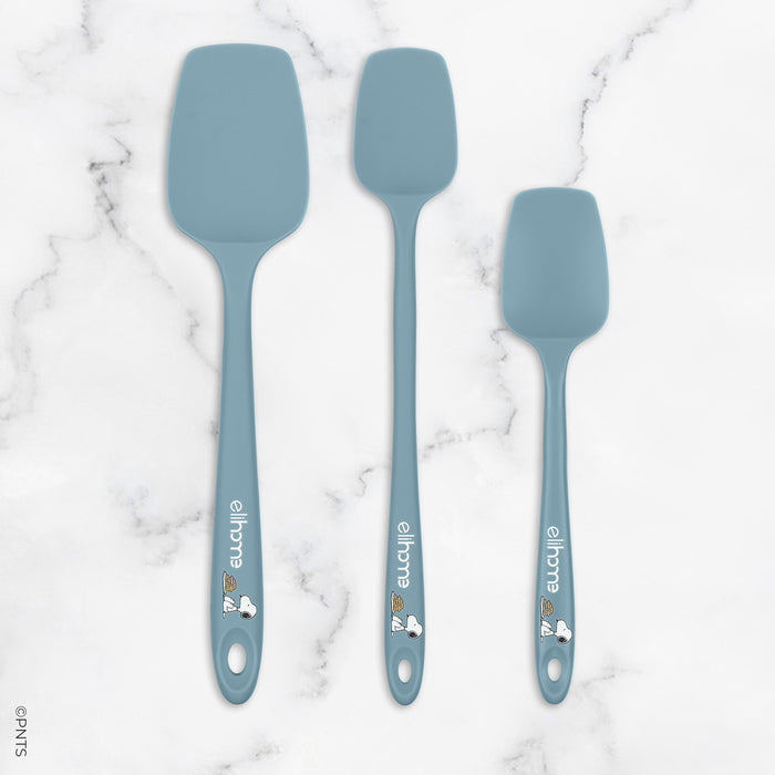 Elihome x Peanuts 3 Piece Silicone Spoonula Set