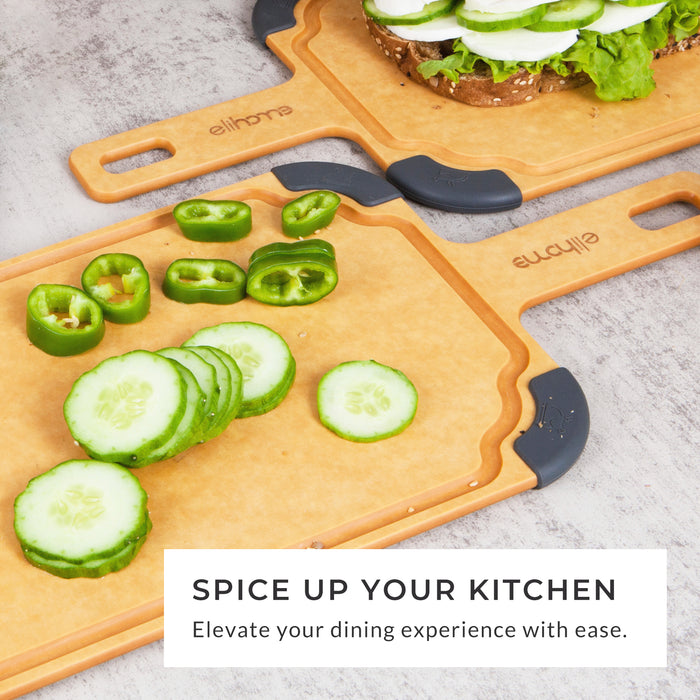 Paddle Series Cutting & Serving Board 2-in-1 Set