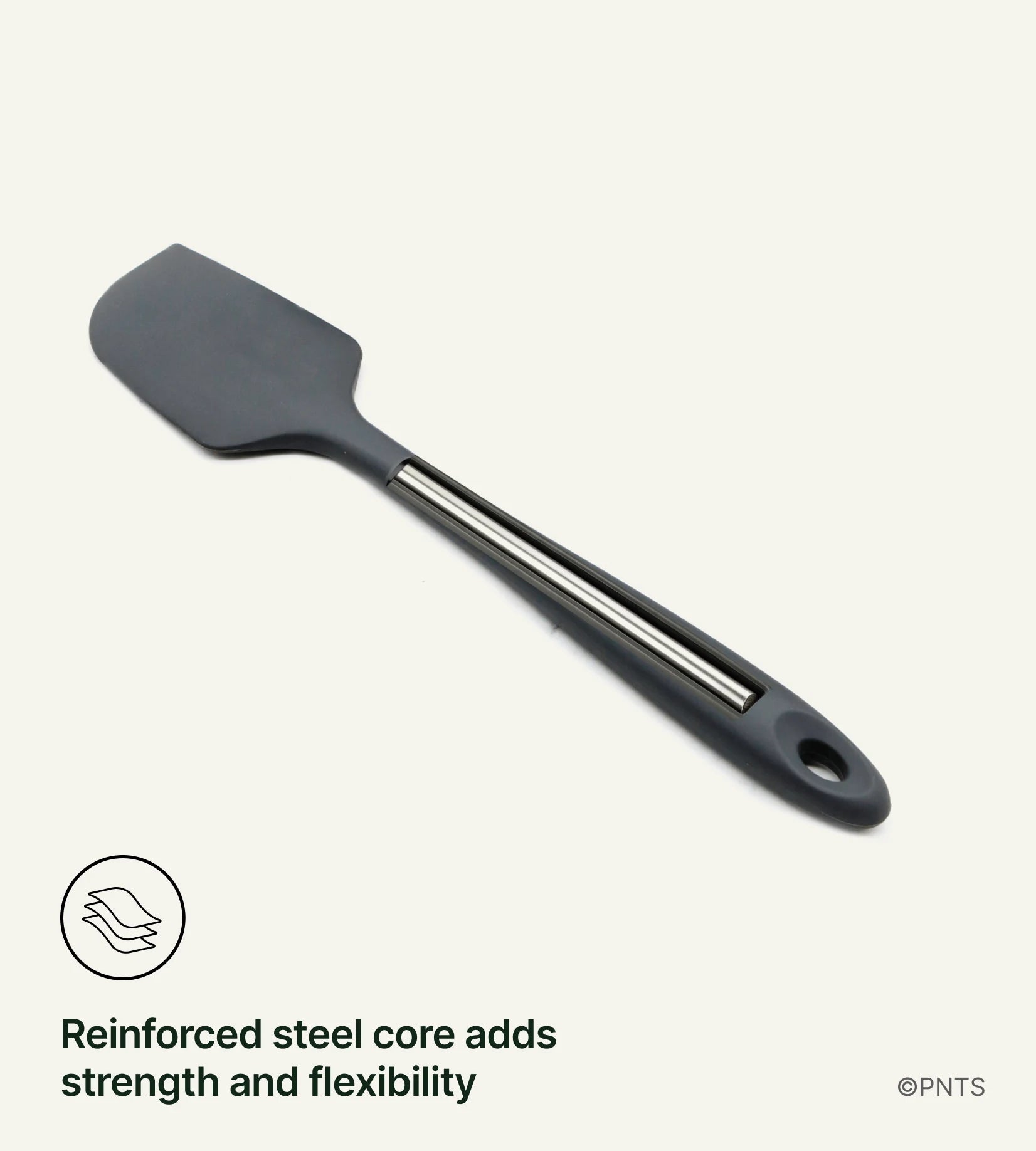 Reinforced steel core adds strength and flexibility